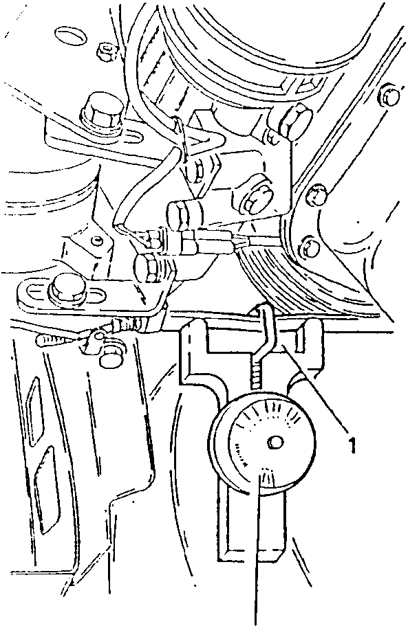 Diagram showing belt tension measurement with tool N 1.824.015.000 (C.2.0128)