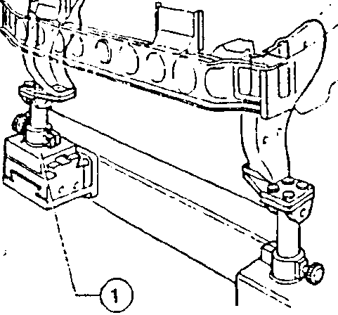 Shows vehicle frame with suspension components and numbered part