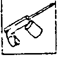 Icon of a waxing tool for applying wax to the surface.