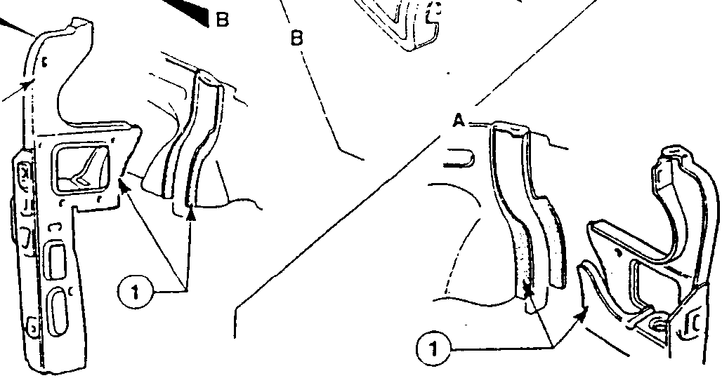 Illustrates removal/installation of car door handle assembly