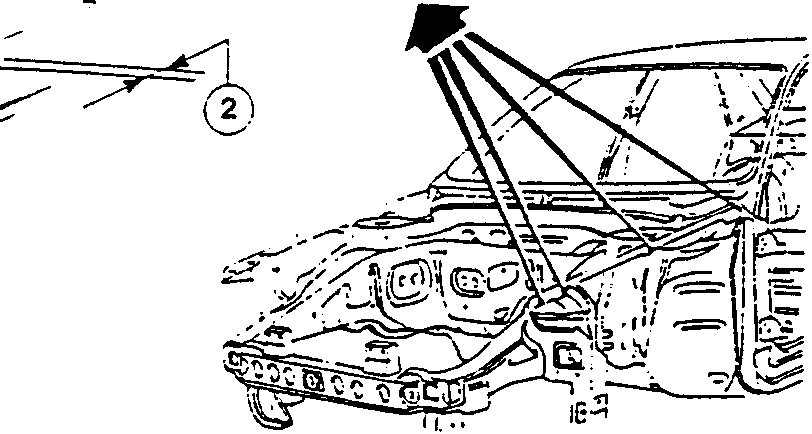 Diagram showing alignment check with multiple arrows pointing to different parts
