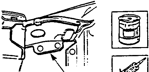 Close-up of a component with sealant application point