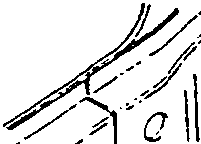 Close-up of weld area