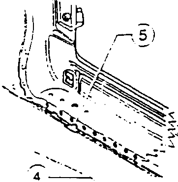 Close-up of clinch tab area