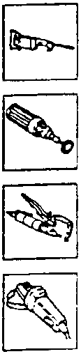 Tools for removal: screwdriver, drill, pliers, grinder
