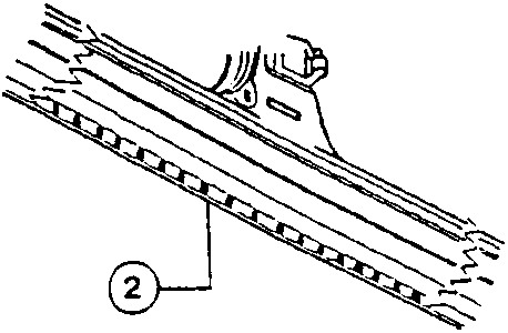 Chamfered weld line on door sill