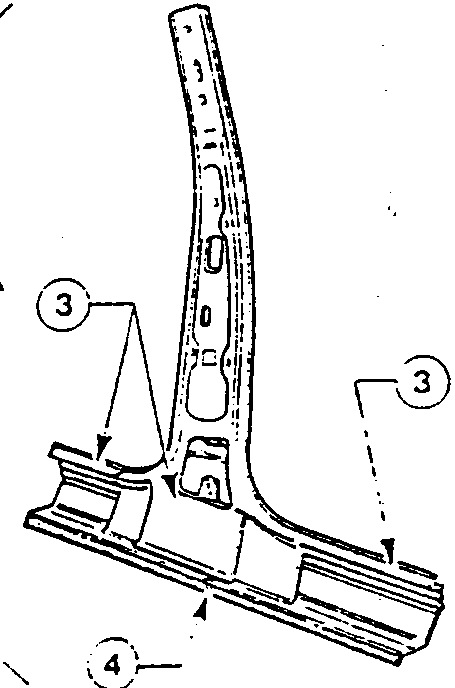 Illustration showing pillar with applied paste