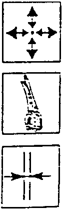 Illustration showing alignment symbols for parallelism, gaps, and angles.