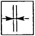Illustration showing a car with measurement lines indicating parallelism, gaps, and angles.