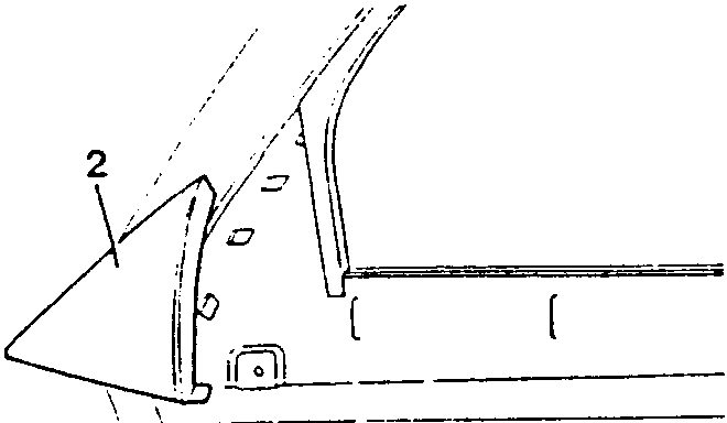 Triangular moulding for fixed windows