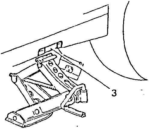Jack stand with seating for jack