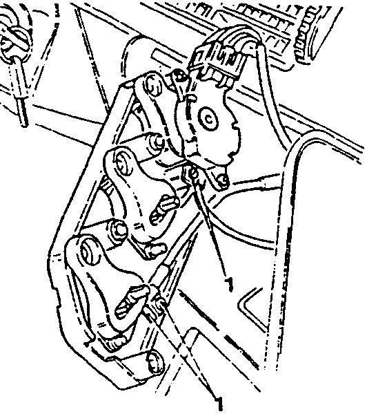 Diagram showing the control panel with sheaths and clips for vent control lines.