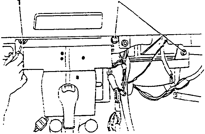 Diagram showing the conveyor assembly and radiator removal process.