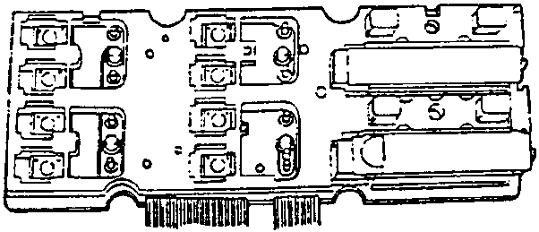 Detail showing rear side of moulding.