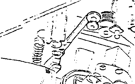 Diagram showing screws securing actuator to air mixing vent