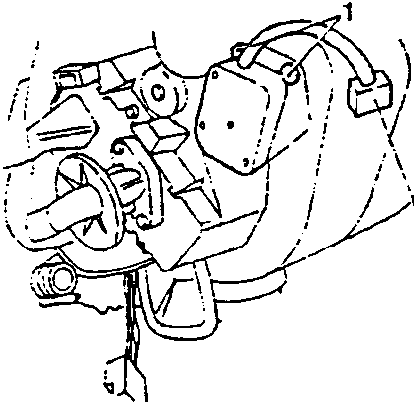 Diagram showing unscrewing plate and actuator from left-hand side wall