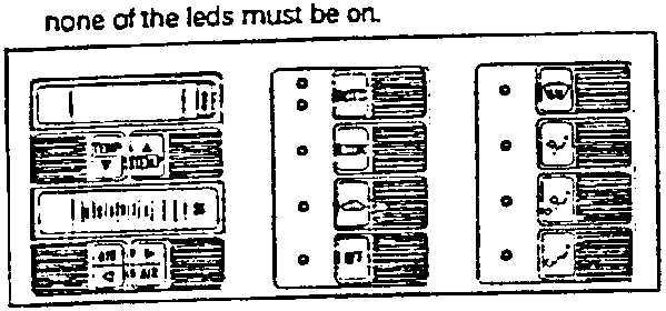 Illustration showing six bars lit up on an AIR display with no LEDs illuminated