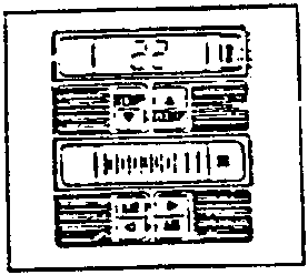 Display showing an external temperature reading of 32°C with a symbol indicating outside conditions