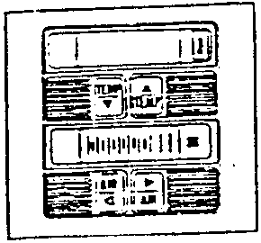 Heater control panel with TEMP display showing mixed air temperature