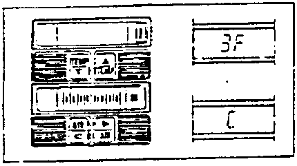 Display showing '3F' and 'C'
