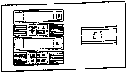 Display showing 'C7'