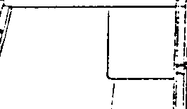 Diagram showing a section of a panel with label 1.