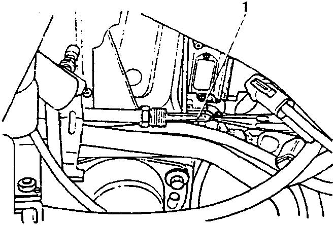 Diagram showing withdrawal of expansion valve