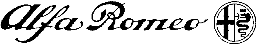 Alfa Romeo logo with cross and serpent emblem