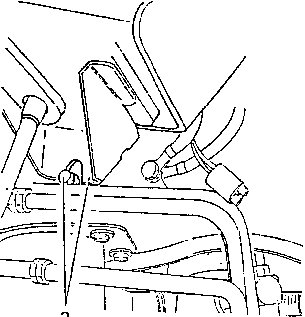 Close-up of a screw being loosened on a vehicle's engine bay
