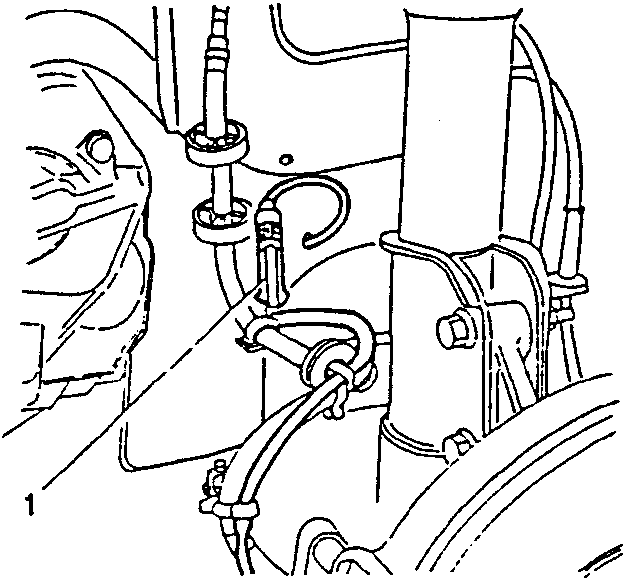 Brake pad wear sensor connection being disconnected