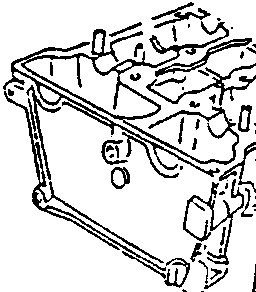Engine main mechanical unit with tool 1.821.110.000 (A.3.0469) shown for refitting