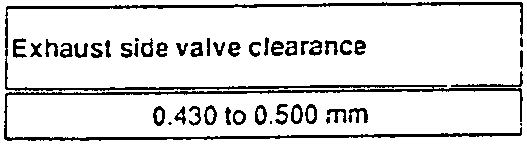 Engine main mechanical unit diagram showing camshaft and valve caps with torque specification box