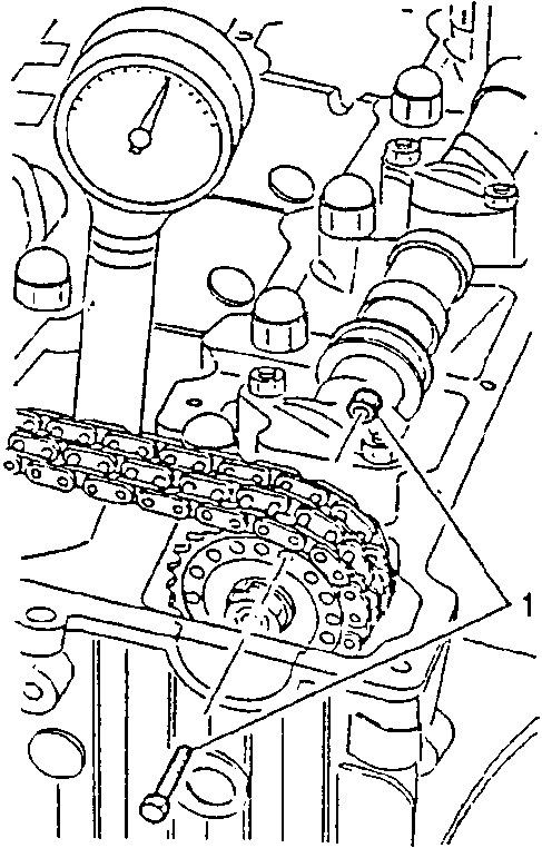 Exhaust side camshaft with bolt removal