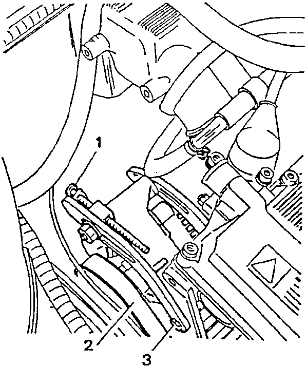 Alternator and drive belt components with numbered parts