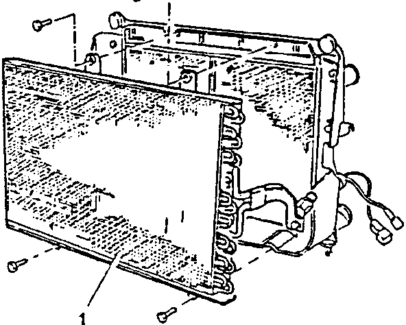 Air conditioning condenser being removed