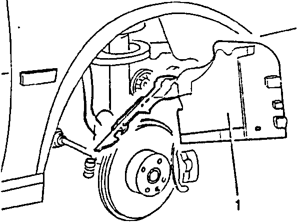 Removing central engine protection covers through wheel arches