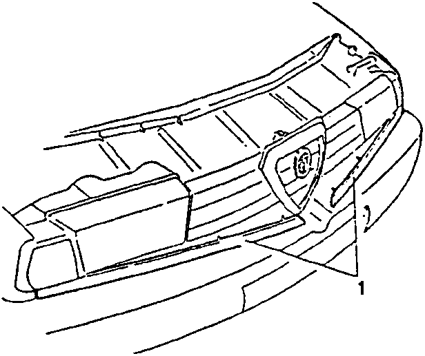 Detaching grill trim strips from center