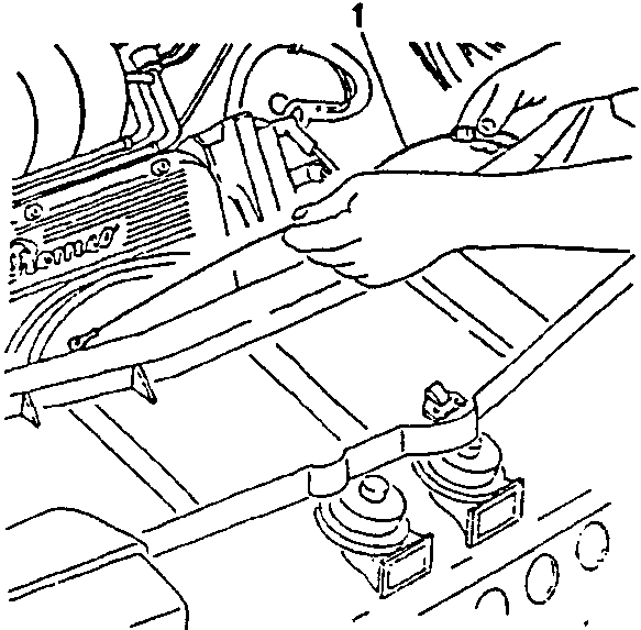 bonnet release cable disconnected from locks