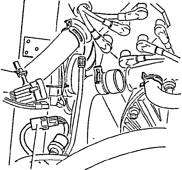 Air conditioning system pressure switch connection