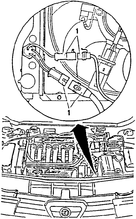 Engine cooling fan thermal contact disconnection