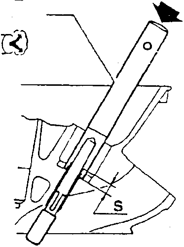 Special tool 1.821.127.000 (A.3.0526) and 1.821.128.000 (A.3.0527) shown with S marking