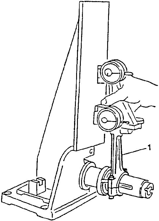 Rod perpendicularity check using surface plate
