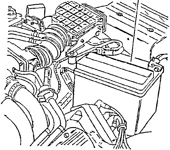 Battery and engine components