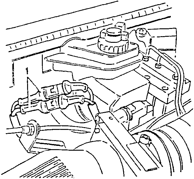 Diagram showing electrical connections to Lambda probe