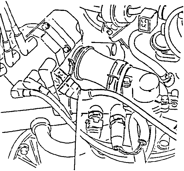 Ignition coil connection in engine compartment