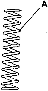 Diagram of hydraulic belt tensioner spring A