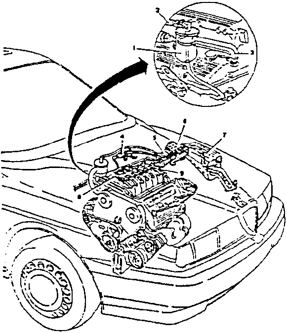 Air Supply System diagram showing engine bay