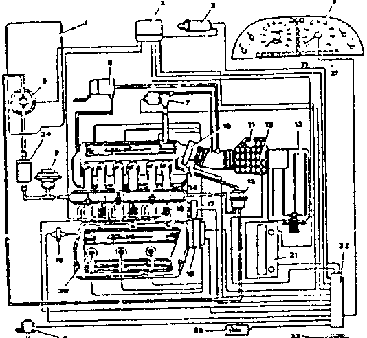 Bosch Motronic M1.7 Injection-Ignition System schematic