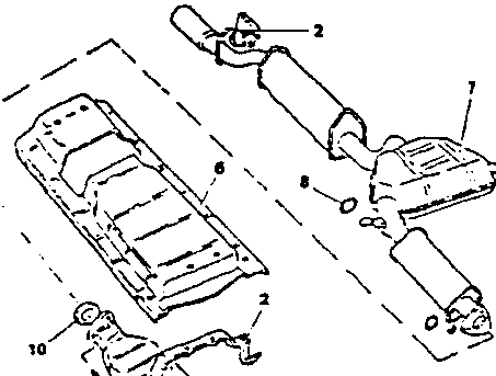 Exhaust System diagram with component parts
