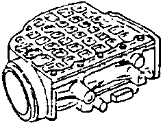 Air-flow Meter with Intake Air Temperature Sensor Incorporated